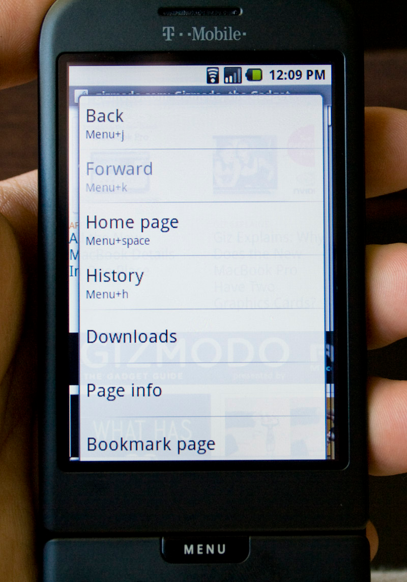 Illustration for article titled T-Mobile G1 Google Android Phone Review